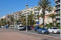 Nice, France - april 19 2016 : Promenade des Anglais Royalty Free Stock Photo