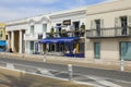 Restaurant by the Quai des Etats-Unis in Nice Royalty Free Stock Photo