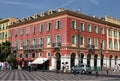 Nice, France - August 06, 2013: Massena Place, historical building