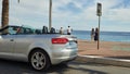 Promenade des Anglais along the Mediterranean coast of Nice, France Royalty Free Stock Photo