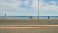The Promenade des Anglais along the Mediterranean coast of Nice, France Royalty Free Stock Photo