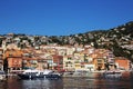 NICE, FRANCE - CIRCA 2016: The Villefranche port in Nice, this is a popular cruise ship port.