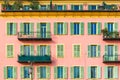 Nice, France, pink facade