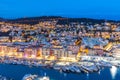 Nice, France at dusk Royalty Free Stock Photo