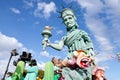 NICE, FRANCE - FEBRUARY 26: Carnival of Nice in French Riviera. This is the main winter event of the Riviera. Royalty Free Stock Photo