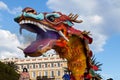 NICE, FRANCE - FEBRUARY 26: Carnival of Nice in French Riviera. This is the main winter event of the Riviera. Royalty Free Stock Photo