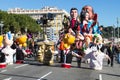 Nice Carnival - February 22, 2015 : Carnival of Nice in French Riviera. The theme for 2015 is King of Music.