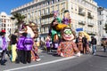 Nice Carnival -February 22, 2015 : Carnival of Nice in French Riviera. The theme for 2015 is King of Music.