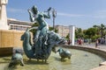 Nice, France. Fountain The Sun Royalty Free Stock Photo