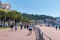 Boulevard on Mediterranean Sea in Nice