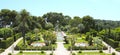 Nice, France- June 17, 2014: landscape garden Villa Ephrussi de Rothschild