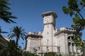 Clock tower of LycÃÂ©e Massena in Nice