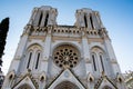 Nice, France, 25th of February 2020: Basilique Notre Dame de Nice is a Roman Catholic Neo-Gothic Royalty Free Stock Photo