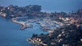 Nice French riviera, CÃÂ´te d`Azur, mediterranean coast, Eze, Saint-Tropez, Cannes and Monaco. Blue water and luxury yachts. Royalty Free Stock Photo