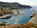 Nice (French Riviera) harbour Royalty Free Stock Photo