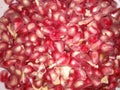 A nice good and attractive look of a pomegranate seeds.