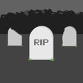 nice grave rip icon of Royalty Free Stock Photo