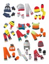 Nice hats, scarves and mittens for little boys