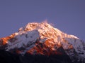 Nice himalaya peak sunset- Nep