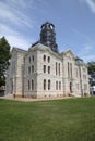 Historic building Granbury courthouse view Royalty Free Stock Photo