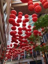 So nice Hongkong Street in Chinese new years Lanters Celebrations