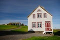 A nice house in Glaumbaer, iceland Royalty Free Stock Photo