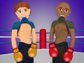 Nice illustration of boxers