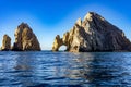 Nice image of the arch of Cabo San Lucas in the Gulf of California linking the sea of cuts with the Pacific Ocean.