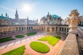 Nice image of the Der Zwinger museum complex built in Baroque style