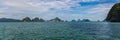 Nice islands of Phang Nga Bay near Phuket, Thailand Royalty Free Stock Photo