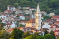 Nice Jelsa in Hvar in Croatia Royalty Free Stock Photo