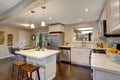 Nice kitchen in modern home.