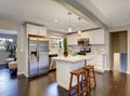 Nice kitchen in modern home.