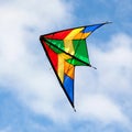 Nice kite flying over blue sky Royalty Free Stock Photo