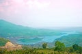 Nice landscape, hill/moutain, lake Royalty Free Stock Photo