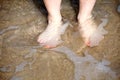 Nice legs in water