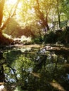 Lisine Waterfall River Restaurant in Serbia