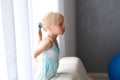 A nice little blond girl Royalty Free Stock Photo