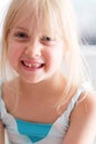 A nice little blond girl Royalty Free Stock Photo