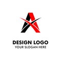 Nice logo design letter A