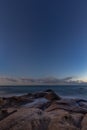 Nice long exposure night picture from a Costa Brava coastal in Spain