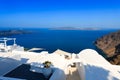 A nice luxury hotel in Fira, Santorini Royalty Free Stock Photo