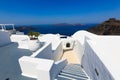 A nice luxury hotel in Fira, Santorini Royalty Free Stock Photo