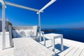 A nice luxury hotel in Fira, Santorini Royalty Free Stock Photo