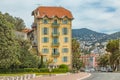 Nice mediterranean house facades Royalty Free Stock Photo