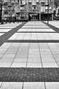 Nice modern view of Nowy Targ square in Wroclaw old town. Royalty Free Stock Photo