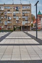 Nice modern view of Nowy Targ square in Wroclaw old town. Wroclaw is the largest city in western Poland Royalty Free Stock Photo