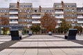 Nice modern view of Nowy Targ square in Wroclaw old town. Wroclaw is the largest city in western Poland Royalty Free Stock Photo