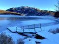 Mindfullness in VikesÃ¥, Norway west coast. water, sun and ice