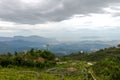 Nice mountain landscape sunset view from Ba Na Hill, Da Nang Vietnam Feb 2017 Royalty Free Stock Photo